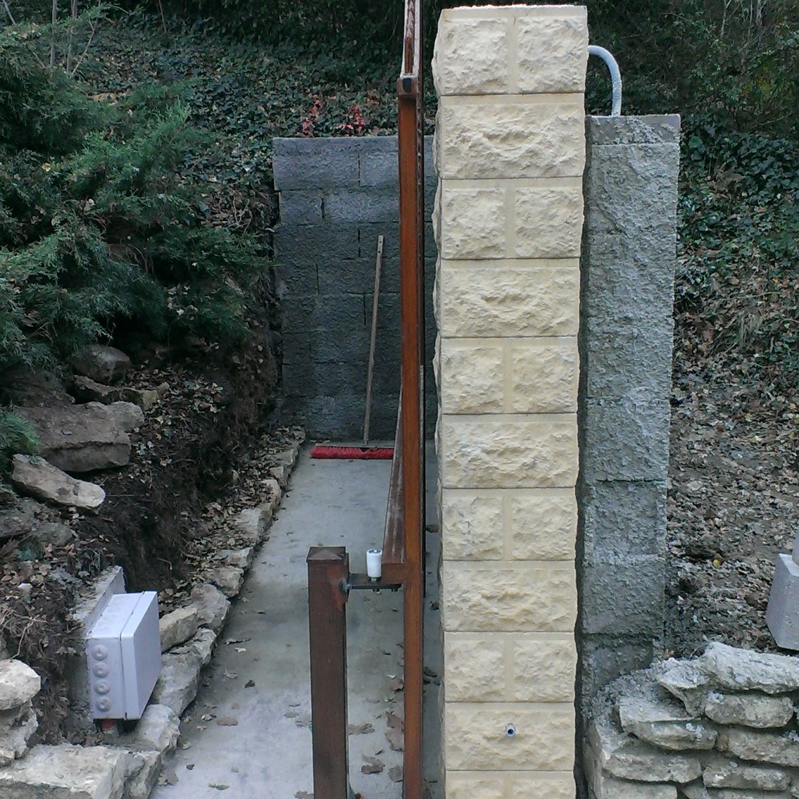 détail – poteau de maintien